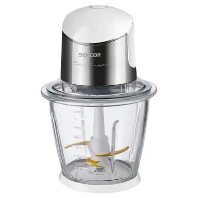 Sencor SCB 6150SS Chopper, 500watt, volume 1500 ml,Rubber anti-skid base,Safety switch, Titan 4 blade