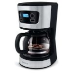 Sencor SCE 3700BK Coffee Maker, Ideal for Brewing 8 Cups of Coffee at Once, 0.75 Litre Water Tank, Glass Kettle, 700watt, 210 x 195 x 265, 1,3kg