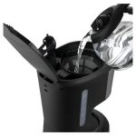 Sencor SCE 3700BK Coffee Maker, Ideal for Brewing 8 Cups of Coffee at Once, 0.75 Litre Water Tank, Glass Kettle, 700watt, 210 x 195 x 265, 1,3kg