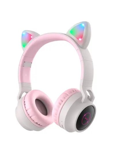 Hoco W27 Cat ear wireless headphones GREY