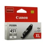 Canon CLI-451XL GY Gray for PIXMA IP7240, iP8740, iX6840, MG5440, MG5540, MG5640, MG6340, MG6440, MG6640, MG7140, MG7540, MX924 ( 350 Pages)