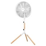 Sencor SFN 4080WH Tripod Stand Fan, Blade Diameter of 40cm, 3speed Level, Power 50W, Metal and Wood, 130x81x67