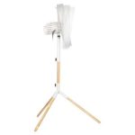 Sencor SFN 4080WH Tripod Stand Fan, Blade Diameter of 40cm, 3speed Level, Power 50W, Metal and Wood, 130x81x67