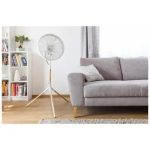 Sencor SFN 4080WH Tripod Stand Fan, Blade Diameter of 40cm, 3speed Level, Power 50W, Metal and Wood, 130x81x67