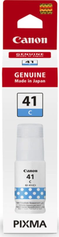 Canon INK GI-41 Cyan Ink Bottle for PIXMA G1420, G2420, G2460, G3420, G3460