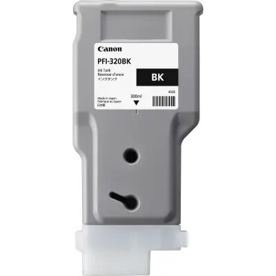 Canon PFI-320 Black Ink Cartridge (300mL) For imagePROGRAF TM-200, TM-205, TM-300, TM-305