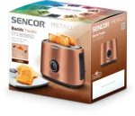 STS 6056GD  Toaster, 2 slots for making two slices (length 135 mm), Premium metallic design, 9 toasting intensity levels, Power input: 1,000W, 2