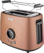 STS 6056GD  Toaster, 2 slots for making two slices (length 135 mm), Premium metallic design, 9 toasting intensity levels, Power input: 1,000W, 2