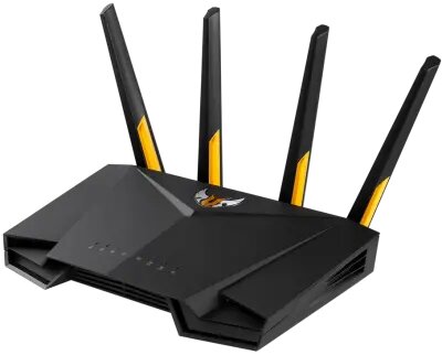 ASUS TUF Gaming AX3000 Dual Band WiFi 6 Gaming Router with dedicated Gaming port, AiMesh for mesh WiFi and AiProtection Pro network securit