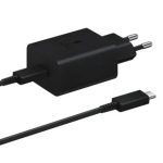 Samsung 45W Compact Power Adapter (with C to C Cable) Black (EP-T4511XBEGRU)
