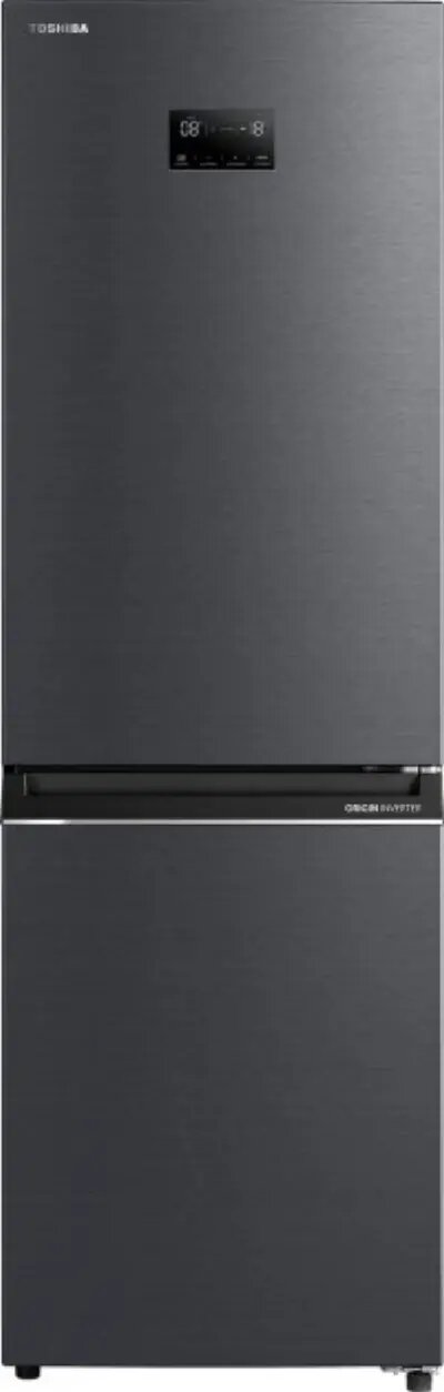 (Promo) Toshiba GR-RB449WE-PMJ(06) - Bottom FRZ,186x60x66, 338 Litres, BIG Display, Silver (Promo) Toshiba GR-RB449WE-PMJ(06) - Bottom FRZ,186x60x66, 338 Litres, BIG Display, Silver