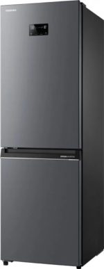 (Promo) Toshiba GR-RB449WE-PMJ(06) - Bottom FRZ,186x60x66, 338 Litres, BIG Display, Silver