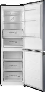 (Promo) Toshiba GR-RB449WE-PMJ(06) - Bottom FRZ,186x60x66, 338 Litres, BIG Display, Silver