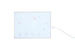 Moes WRHT-8000-GC-WH-EN უკაბელო პროგრამირებადი ჭკვიანი თერმოსტატი გაზის ქვაბისთვის თეთრი