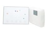 Moes WRHT-8000-GC-WH-EN უკაბელო პროგრამირებადი ჭკვიანი თერმოსტატი გაზის ქვაბისთვის თეთრი