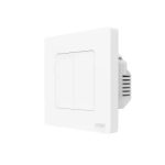 Moes ZS-SR-EU2-WH-MS Start Ring Zigbee ორ კლავიშიანი სუქის ჭკვიანი ჩამრთველი თეთრი