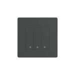 Moes ZS-SR-EU3-GY-MS Start Ring Zigbee სამ კლავიშიანი შუქის ჭკვიანი ჩამრთველი რუხი