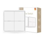 Moes ZigBee Smart 12 Scene, 4g Push Button Switch Multi-Control Battery Powered