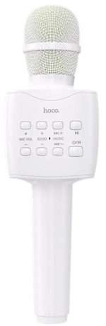 Hoco BK5 Cantando karaoke microphone white