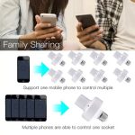 MOES WiFi Smart Light Bulb Adapter Lamp Holder Base AC 85-250V Timmer Remote E27 Lampholder