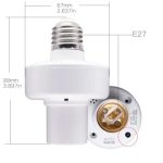 MOES WiFi Smart Light Bulb Adapter Lamp Holder Base AC 85-250V Timmer Remote E27 Lampholder
