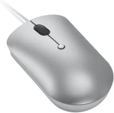 Lenovo 540 USB-C Wired Compact Mouse (Cloud Grey)