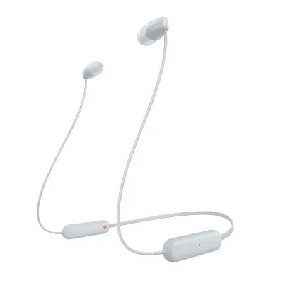 Sony WI-C100 Wireless In-Ear Earphones WIC100W.E - White Sony WI-C100 Wireless In-Ear Earphones WIC100W.E - White
