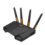 TUF Gaming AX3000 V2 Dual Band WiFi 6 Gaming Router with Mobile Game Mode, 3 steps port forwarding, 2.5Gbps port, AiMesh for mesh WiFi, AiProtection P