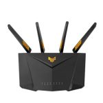TUF Gaming AX3000 V2 Dual Band WiFi 6 Gaming Router with Mobile Game Mode, 3 steps port forwarding, 2.5Gbps port, AiMesh for mesh WiFi, AiProtection P