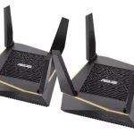 Asus RT-AX92U(2-PK) 2 Pack Performance Mesh Tri-Band 802.11 AX6100 Wi-Fi Router | 90IG04P0-MU2020