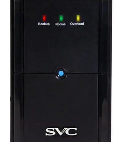 SVC V-1500 1500VA 900W LED Line Interactive UPS German socket and plug With AVR