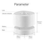 MOES ZigBee Smart PIR Motion Sensor Human Sensor Detector 2MQTT Setup Available