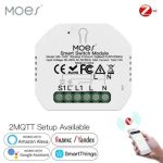 MOES ZigBee 3.0 RF Smart Light Switch Module 1 Gang Modular Alexa Google Home Voice Control