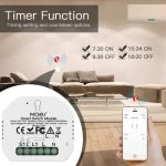 MOES ZigBee 3.0 RF Smart Light Switch Module 1 Gang Modular Alexa Google Home Voice Control