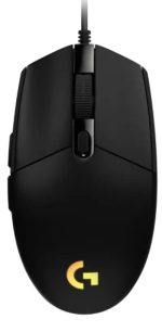 LOGITECH G102 LIGHTSYNC Corded Gaming Mouse - BLACK - USB - EER (L910-005823)