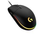 LOGITECH G102 LIGHTSYNC Corded Gaming Mouse - BLACK - USB - EER (L910-005823)