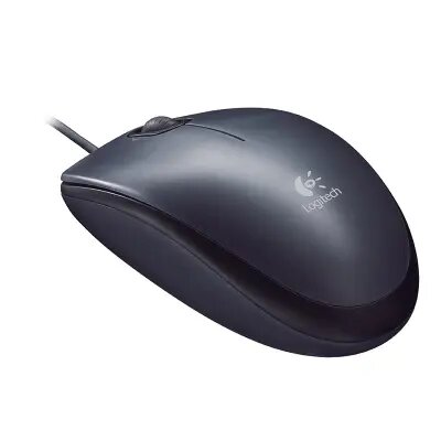 LOGITECH M90 Corded Mouse - GREY - USB - EWR2