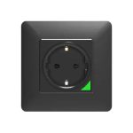 Moes WK-Y-EU-BK-MS Wi-fi ჭკვიანი როზეტი შავი
