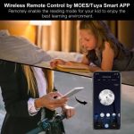 Moes WB-TDA14-RCW-E27-MS Wi-Fi E27 ტიპის ჭკვიანი ფერადი LED ნათურა დიმირებით, თეთრი ნათების ტემპერატურის რეგულირებით და RGB განათებით 14 ვატი, 1521 ლუ