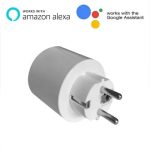 Moes WP-X-EU16M-WH-MS Wi-Fi ჭკვიანი როზეტი 16A ენერგო მონიტორინგის ფუნქციით Wi-Fi
