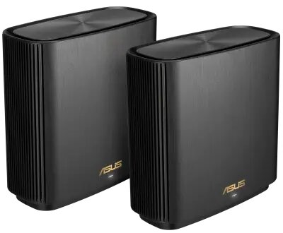 ASUS ZenWiFi XT9 (2 Pack) Black Whole-Home Tri-Band WiFi 6, 5700 Sq. Ft. 7800Mbps Mesh System