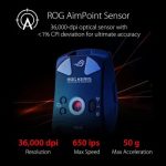 Asus ROG Keris Wireless Aimpoint White 36000 DPI Gaming Mouse