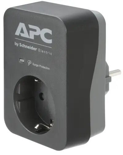 APC Essential SurgeArrest 1 Outlet Black 230V APC Essential SurgeArrest 1 Outlet Black 230V