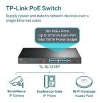 100 Mbps + 2-Port Gigabit Rackmount Switch with 16-Port PoE+