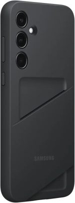 Samsung Galaxy A35 case Silicone Card Slot Case Black (EF-OA356TBEGRU)