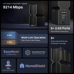 TP-link Archer BE550  BE9300 Tri-Band Wi-Fi 7 Router