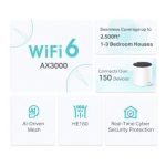 TP-link Deco X55(1-pack) AX3000 Whole Home Mesh Wi-Fi 6 Unit