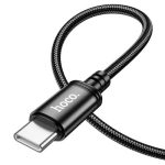 Hoco X89 Wind 60W charging data cable Type-C to Type-C Black