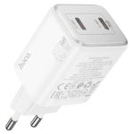 Hoco N42 Elogiado dual-port PD45W (2C) charger white