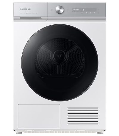 საშრობი Samsung DV90BB9445GHLP- 9 KG Inverter, Heat Pump ,60X85X60,WHITE, A+++, AI Dry, QuickDrive, 58 DB